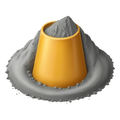 cement powder sticker