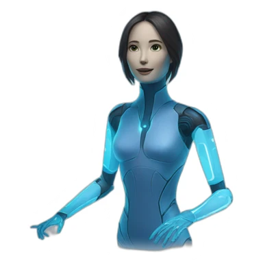 cortana hologram sticker