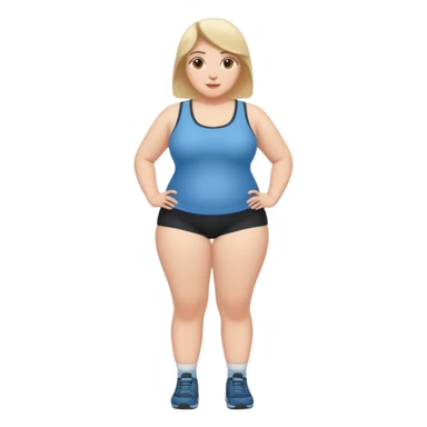 Thicc thighs sticker