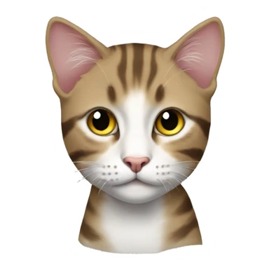 котик черный с бантиком sticker