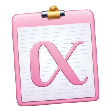 pink school grade card letter sticker