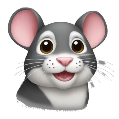 Raton. Murcielago sticker