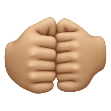 fist bump peace sign hands sticker