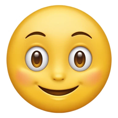 “Create a high-quality, bright yellow emoji with expressive, playful eyes and a big, cheerful smile. It should look cute, funny, and instantly relatable, like the classic 😂 emoji, with smooth shading, a clean design, and a friendly, cartoon style.” sticker