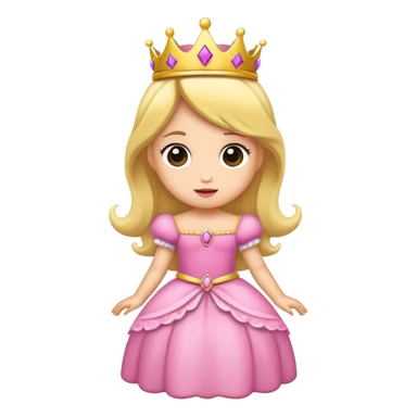 Little naughty princess sticker