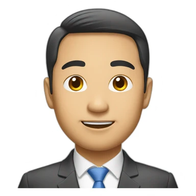 Asian entrepreneur sticker