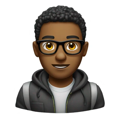 swagged out nerd with money sticker