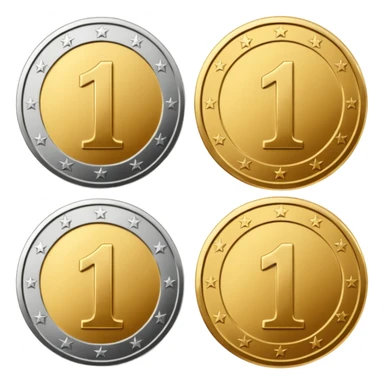 icons for paid subscriptions at different levels with the number 1 sticker