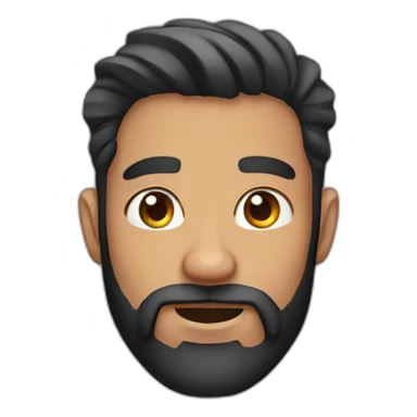 Guy with beard and piercings sticker