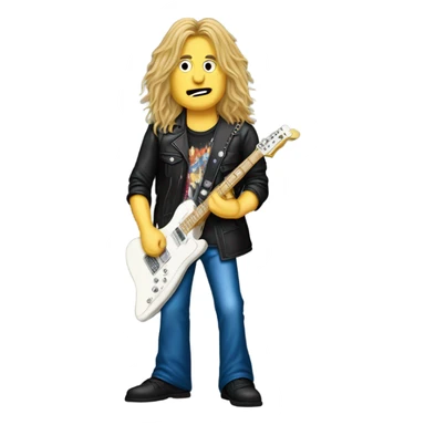 Steve Clark Def Leppard  sticker