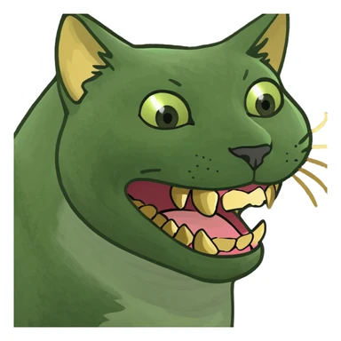😸 This gangster-style emoji with gold teeth sticker