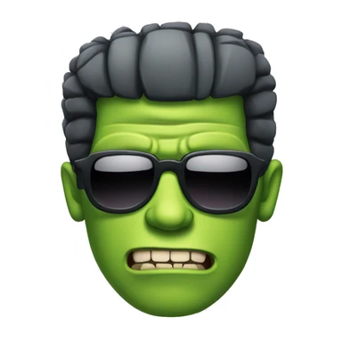 Frankenstein’s monster wearing sunglasses  sticker