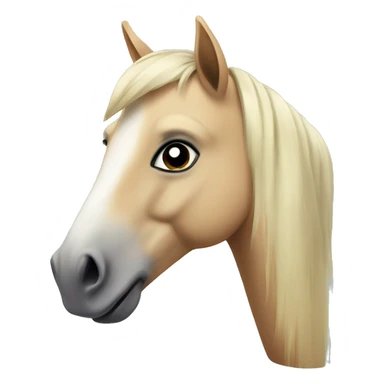 Fjord horse sticker