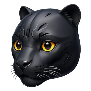 Rich black panther  sticker