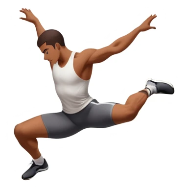 A person leaping between buildings or scaling a wall with agility and precision. The scene captures dynamic motion, showcasing strength, flexibility, and the thrill of urban acrobatics against an urban cityscape backdrop. sticker