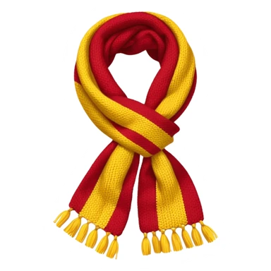 scarf: rojo y amarillo sticker