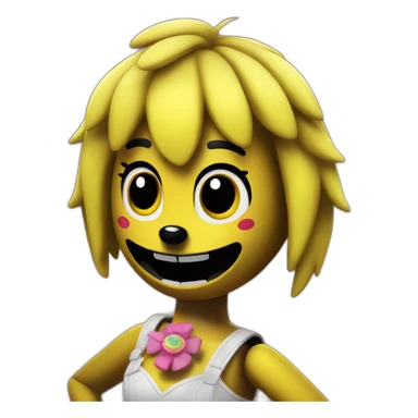 Toy chica of five nights at Freddy's sticker