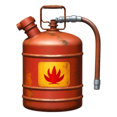 petrol canister sticker