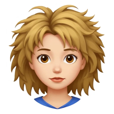 Quiero una mujer despeinada sticker