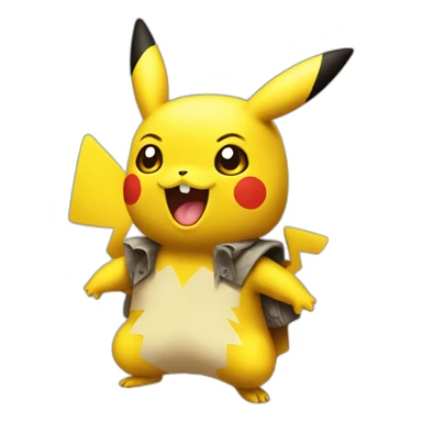 Pikachu Halloween  sticker