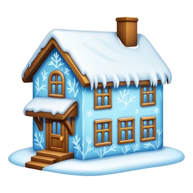 frozen house sticker