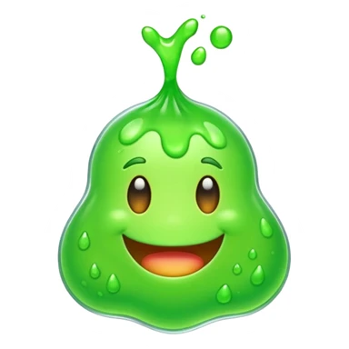 Slime emoji in a packet like in stores like regular onnea but just as emoji sticker