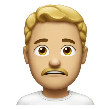 Pleading white sticker