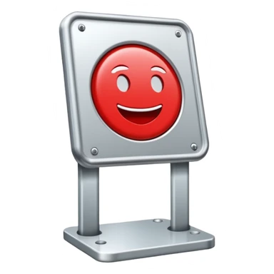 Ein klassisches Werbeschild oder Plakat auf einem Ständer. sticker