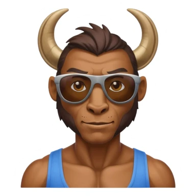 Sigma Goat Man sticker