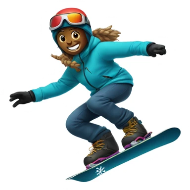 Snowboarding  sticker