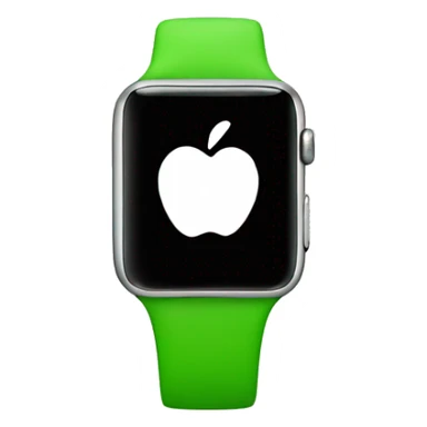 Green Apple Watch  sticker