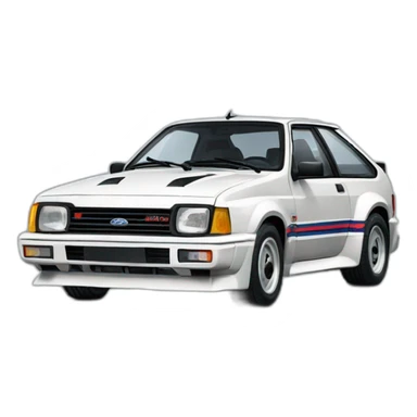 Ford rs turbo sticker