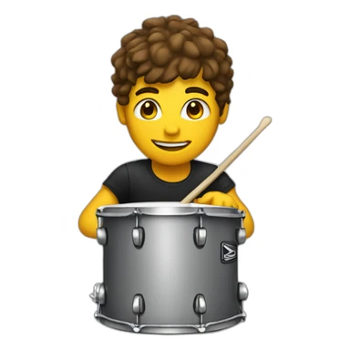 Drummer sticker