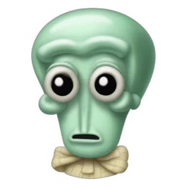 Squidward from Bob Squarepants sticker
