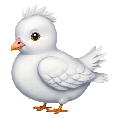 Cute White Dove sticker