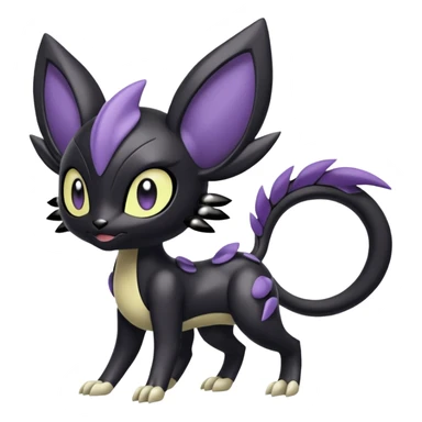 Meloetta-Liepard-Nargacuga-Noibat-Pokémon-Fakémon-fusion-hybrid-creature sticker