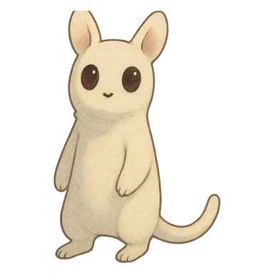 slugcat from Rain World sticker