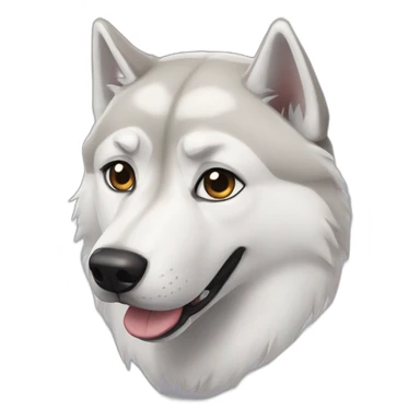 syberian husky sticker