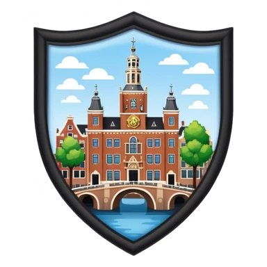 amsterdam cityshield sticker