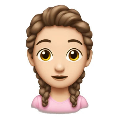 Moño rosa palo sticker