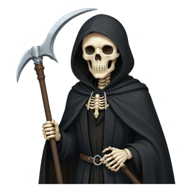 The grim reaper sticker