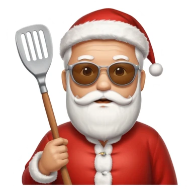 Santa BBQ sticker