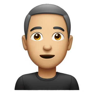 person in a split with hands up giving side eye  sticker