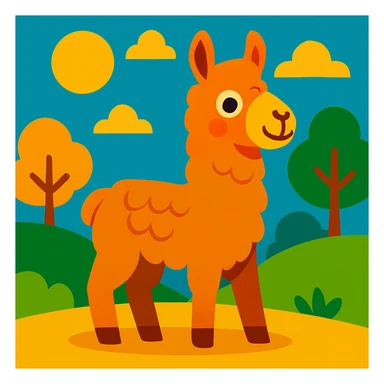Lama sticker