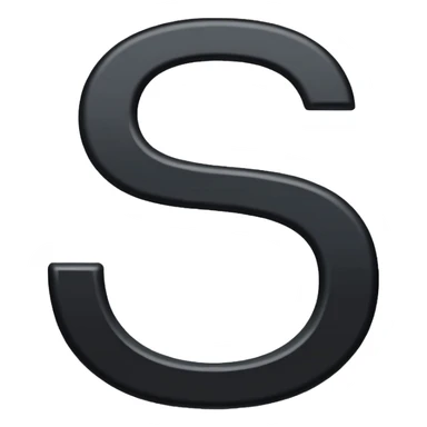 the letter G with a line through the middle sticker