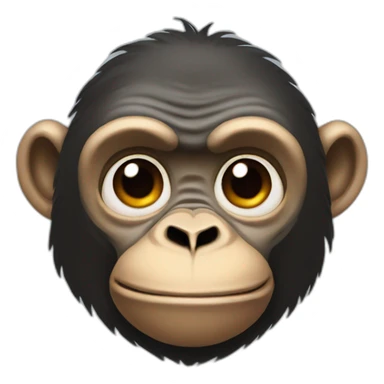 Ape with heart eyes  sticker
