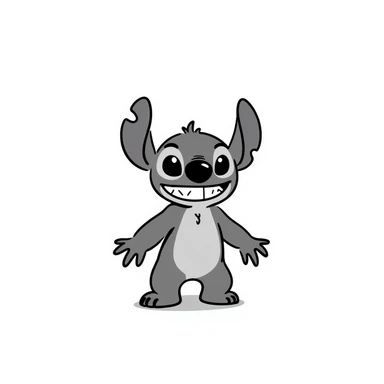 stitch from lilo & stitch sticker