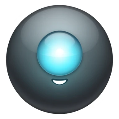 Ein grau leuchtendes A sticker