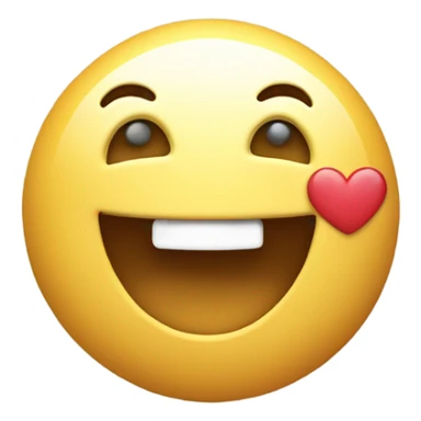 smiling face with heart eyes 3D sticker