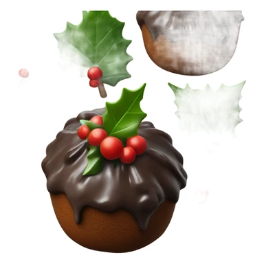 figgy chrismtas pudding  sticker